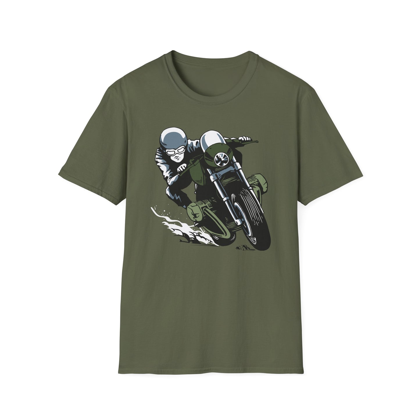 Epic Cafe Racer Motorcycle Rider T-Shirt - Thrilling Vintage Biker Tee for Adrenaline Junkies & Road Trip Lovers