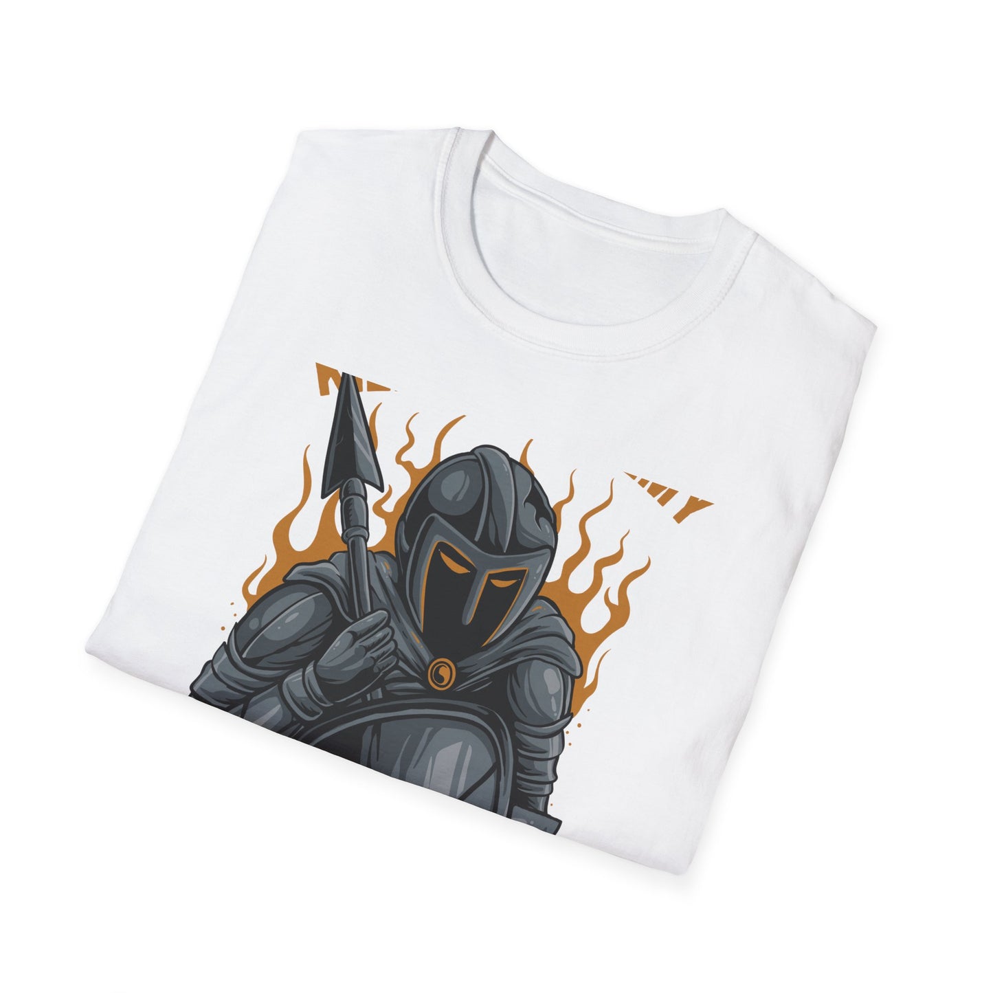 Fierce Armored Warrior T-Shirt - Epic 'Kill Your Enemy' Design for Gamers & Strength Enthusiasts. Unleash Your Power!