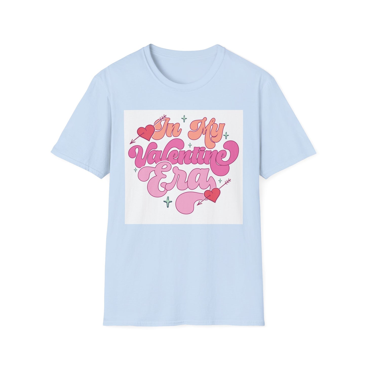 Adorable "In My Valentine Era" T-Shirt | Retro Groovy Love Heart Tee for Women & Girls | Trendy Valentine's Day Gift