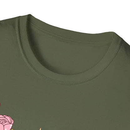 Enchanting "Reading is my Love" T-Shirt for Bookworms | Cute Pink Book & Roses Tee | Ultimate Gift for Avid Readers