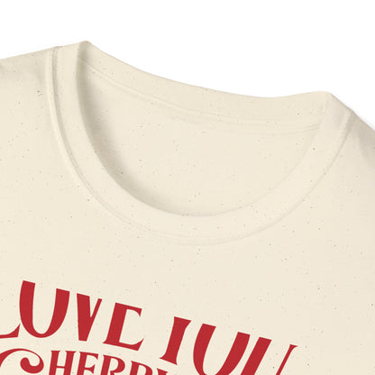 Sparkling Disco Cherry Love T-Shirt | 'Love You Cherry Much' Punny Tee | Retro Valentine's Gift | Unique Graphic Tee