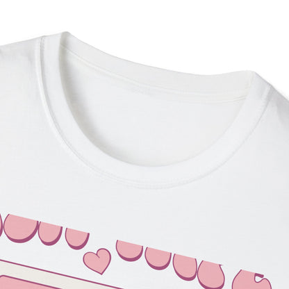 Groovy Mix Tape Love Songs T-Shirt | Retro Cassette Music Lover Tee | Sweet Vintage Valentine's Day Gift