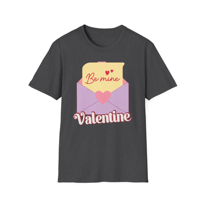 Charming 'Be Mine' Valentine T-Shirt | Adorable Love Letter Tee | Perfect Gift for Sweethearts & Couples | Romantic Apparel