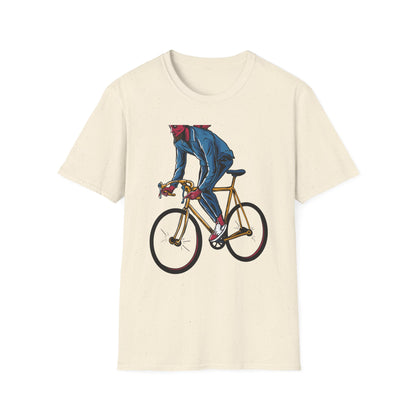 Rad Devil Cyclist T-Shirt - Edgy Urban Bike Rider Tee | Unique Men's & Women's Cycling Apparel