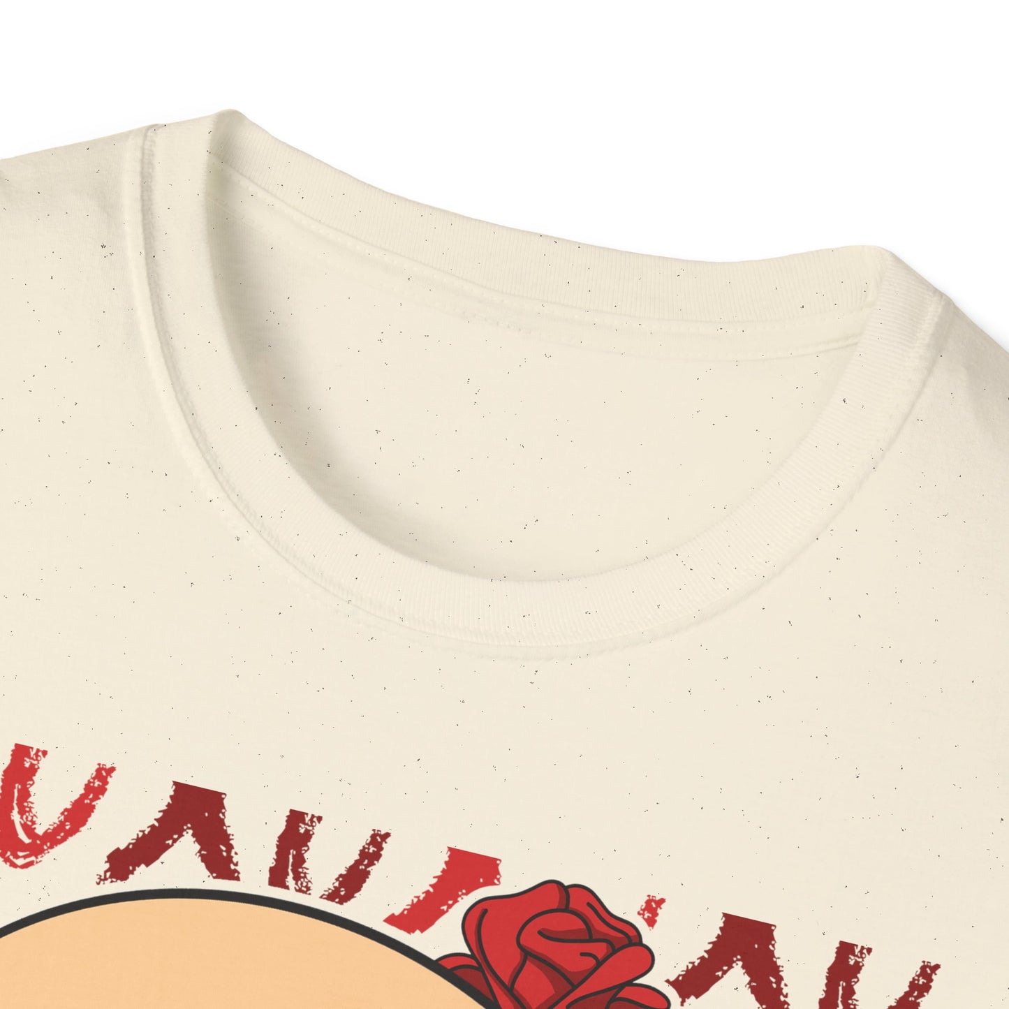 Charming XOXO Skull & Roses T-Shirt | Sweet Gothic Love Tee | Unique Edgy Romantic Print-on-Demand Apparel Gift