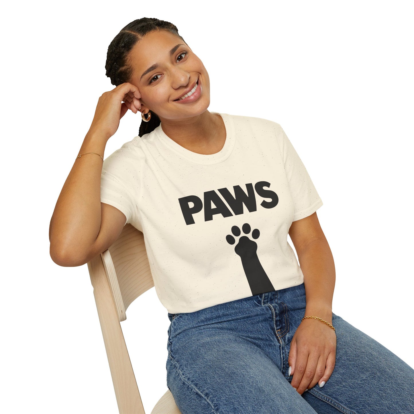 PAWS Cat Lover Minimal Tee