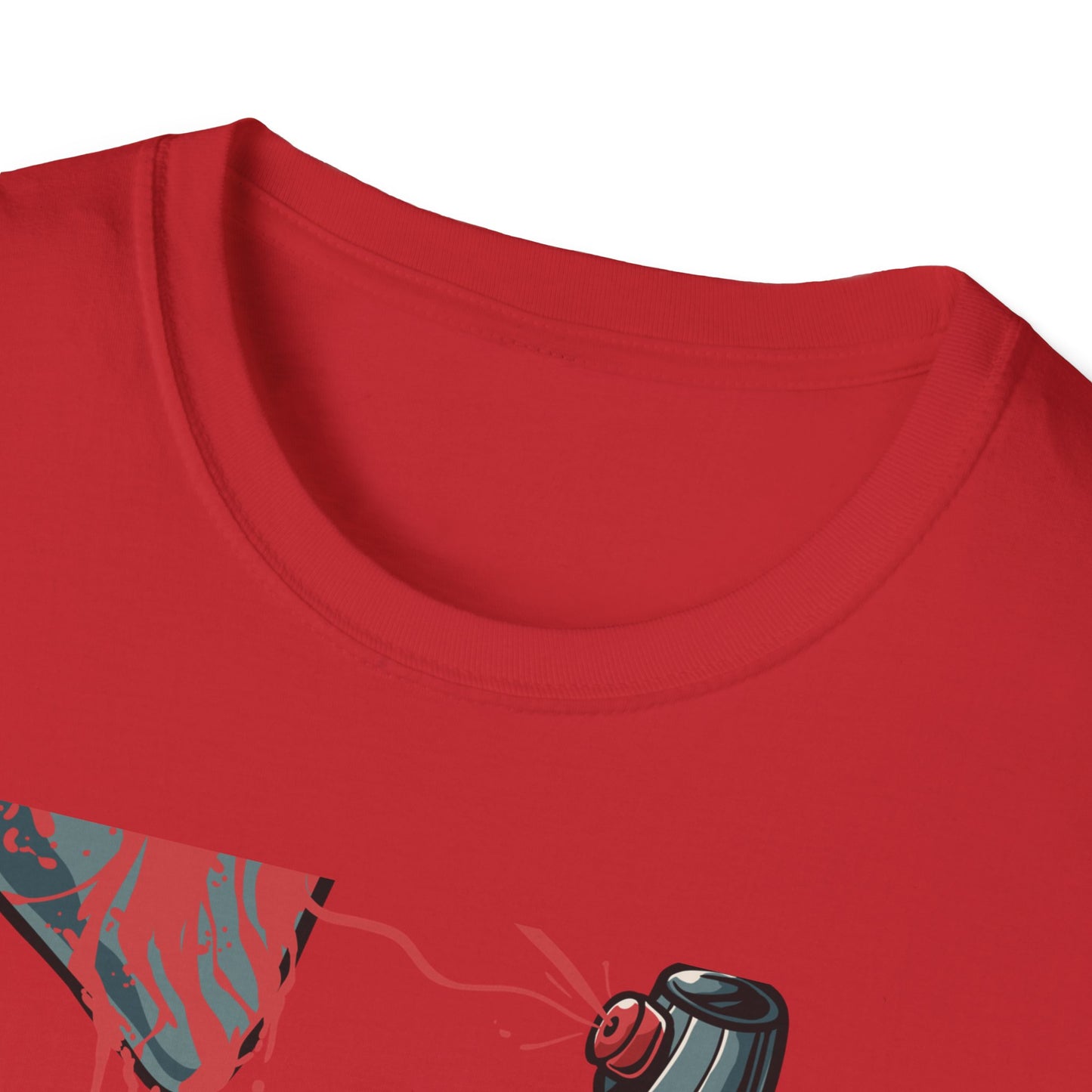 Expressive Graffiti Love T-Shirt | Spray Paint Heart Urban Art Tee | Bold Street Style Graphic for Artists