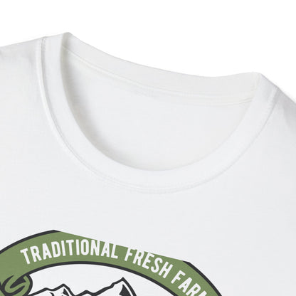 Classic Red Tractor Farm T-Shirt | Traditional Fresh Agriculture Tee | Premium Country Life & Farmer Gift