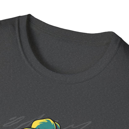 Epic Chili Pepper Baseball Player T-Shirt - Vibrant Cartoon Hot Pepper Tee for Sports Fans | Unique Game Day Apparel