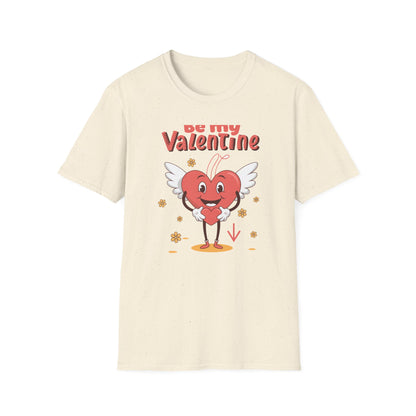 Irresistible "Be My Valentine" Heart Angel T-Shirt - Cute Romantic Gift for Sweethearts & Couples!