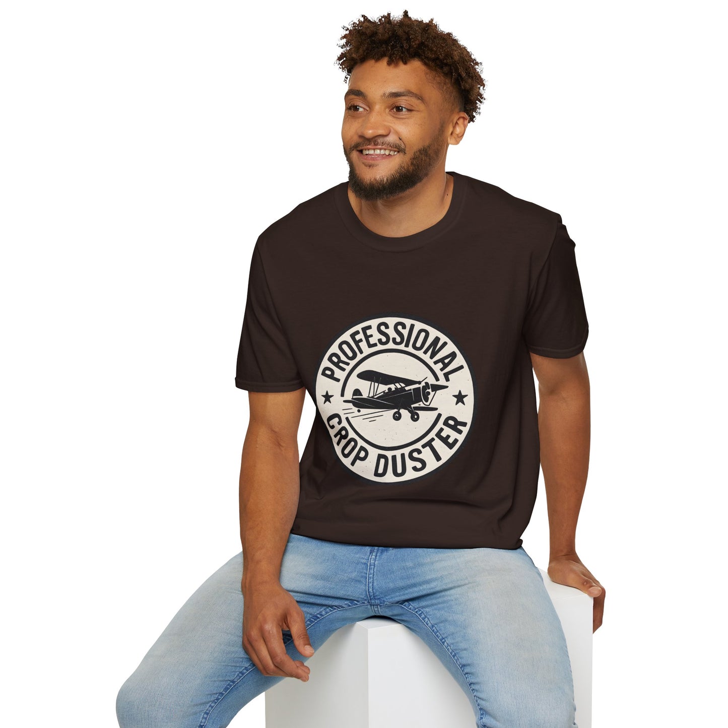 Professional Crop Duster Vintage Badge Tee