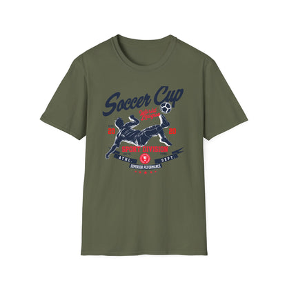 Dynamic Soccer Cup World League T-Shirt - Ultimate Sport Division Athletic Tee for Football Fans & Superior Performance