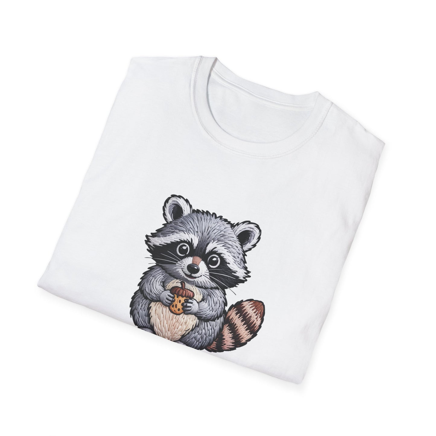 Hilarious "Snacks Are Essential" Raccoon T-Shirt | Adorable Animal Lover Tee | Ultimate Comfort & Style