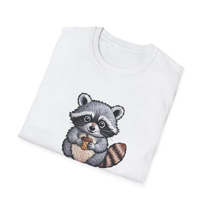 Hilarious "Snacks Are Essential" Raccoon T-Shirt | Adorable Animal Lover Tee | Ultimate Comfort & Style