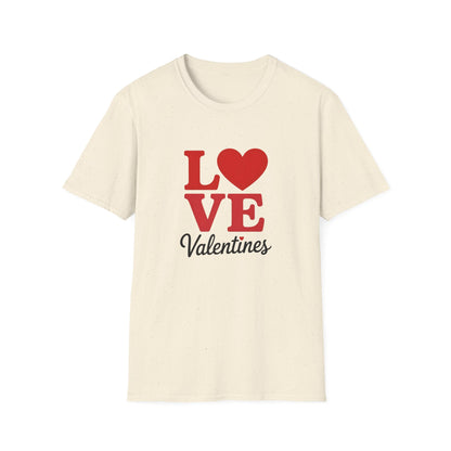 Radiant LOVE Heart Valentines T-Shirt | Sweet Romantic Gift Tee for Couples & Loved Ones | Express Your Affection!