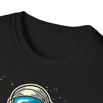 Radical Astronaut Skateboard T-Shirt | Awesome Space Skater Graphic Tee for Sci-Fi & Skate Fans | Unisex Stellar Design