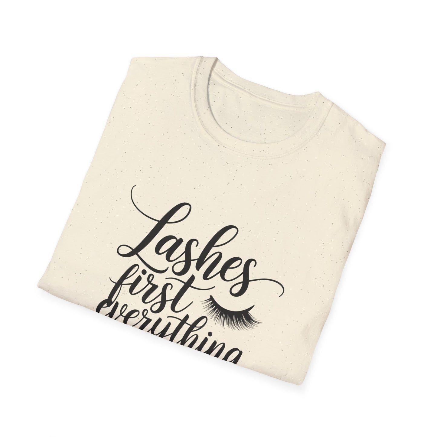 Fabulous Lashes First T-Shirt | Chic Beauty Lover Tee | Makeup Artist Gift | Trendy Lash Tech Apparel Must-Have