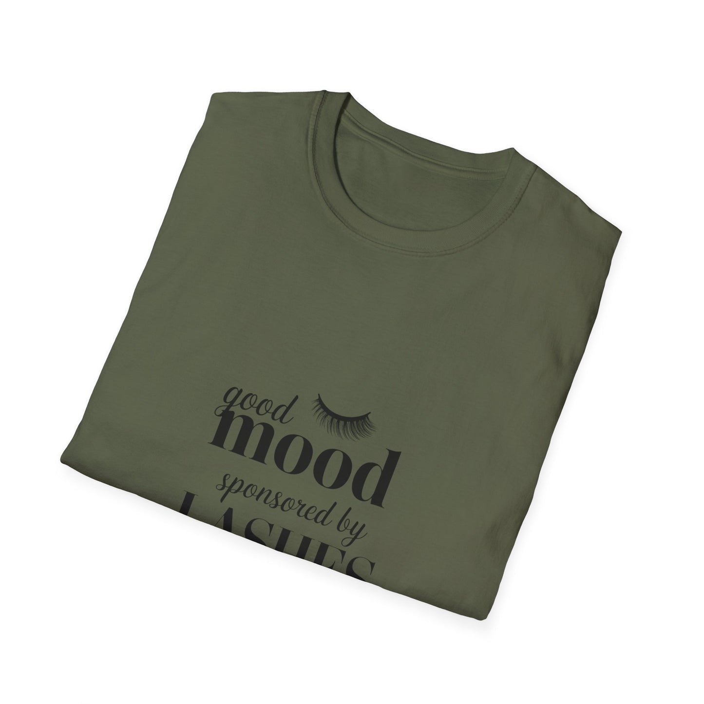 Good Vibes Sponsored By My Lash Tech T-Shirt - Chic Eyelash Design Tee | Trendy Beauty Lover Gift