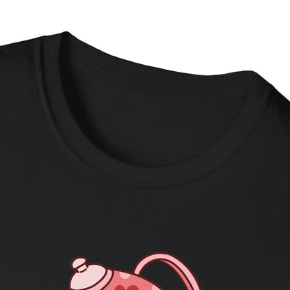 Charming 'Steal Your Heart' Teapot T-Shirt | Adorable Valentine's Day Love & Tea Lover Gift | Sweet Romantic Tee