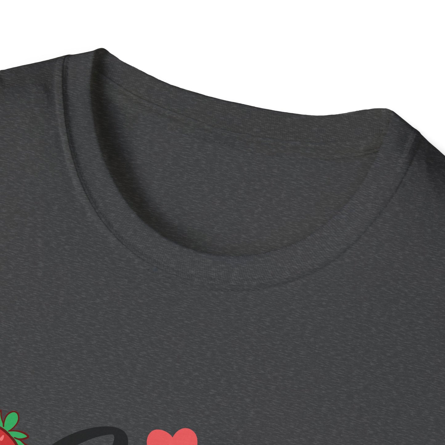Sweet Valentine's Gift Box T-Shirt with Hearts & Strawberries | Adorable Romantic Tee for Her | Perfect Love Anniversary Apparel