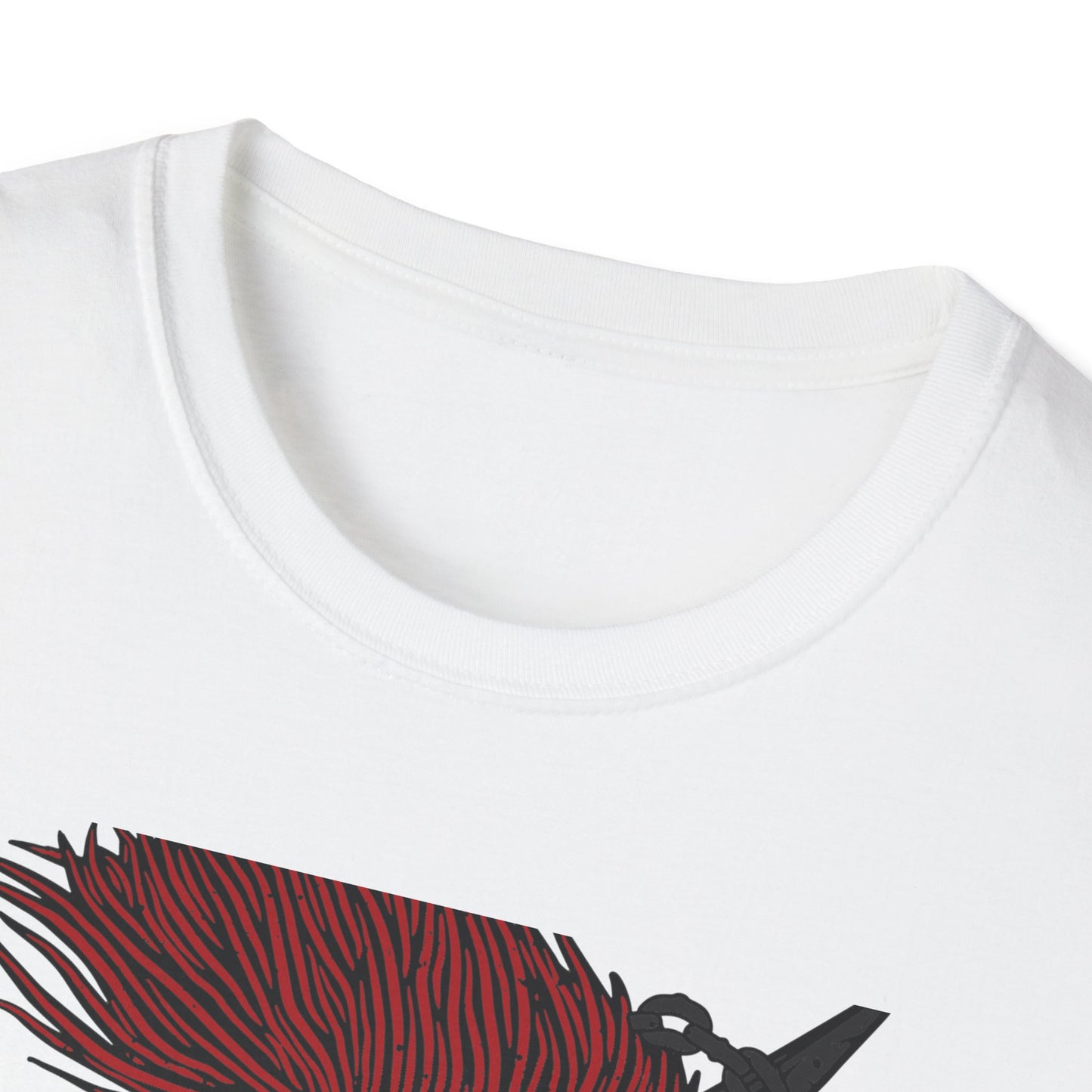 Epic Spartan Skull Helmet T-Shirt - Fearless Warrior Design with Swords & Chains for Men