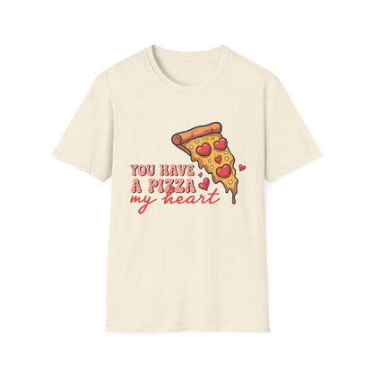 Adorable 'You Have a Pizza My Heart' T-Shirt - Cute Valentine's Day Love Gift for Foodies & Couples