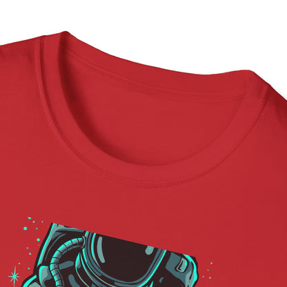 Epic Astronaut Ice Cream T-Shirt - Cool Galactic Space Explorer Tee for Sci-Fi Fans & Sweet Treat Lovers