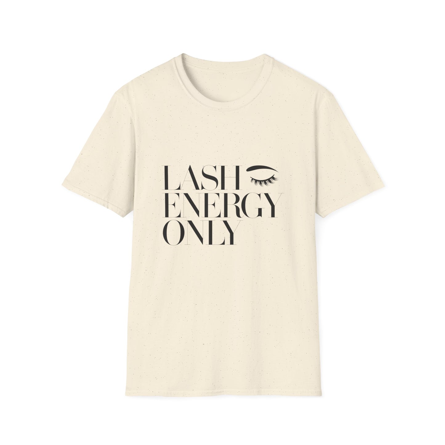 Empowering "Lash Energy Only" T-Shirt | Chic Glam Beauty Tee for Lash Artists & Enthusiasts | Must-Have Eyelash Lover Top
