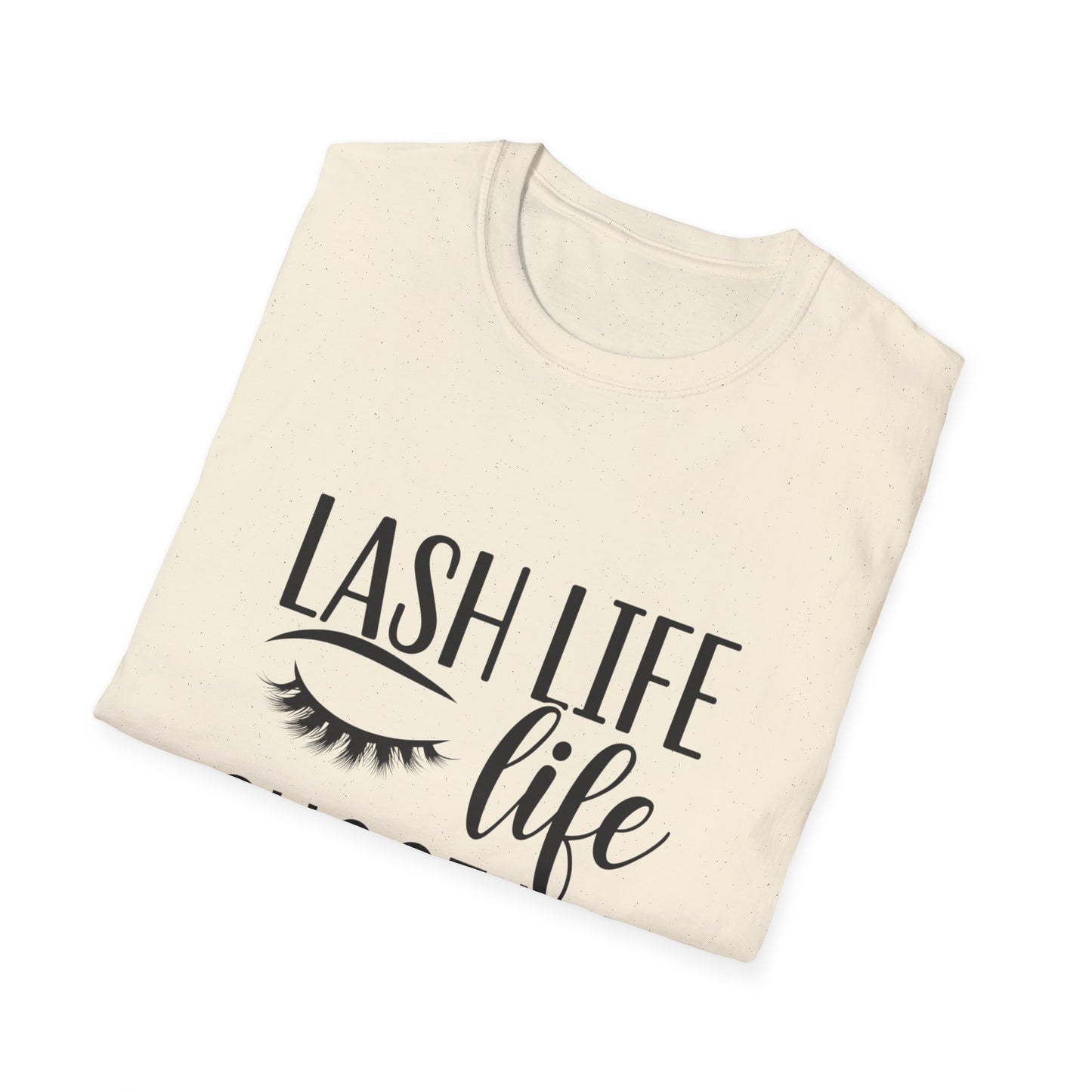 Lash Life Chose Me T-Shirt | Chic Eyelash Artist & Tech Tee | Empowering Beauty Lover Gift | Trendy Salon Wear