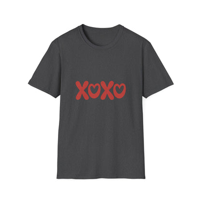 Sweet XOXO Heart T-Shirt | Trendy Hugs & Kisses Love Graphic Tee for Valentine's Day & Beyond