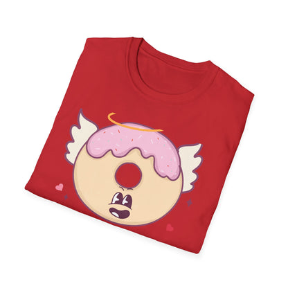 Sweet Angel Donut T-Shirt: 'Feed Me Donuts & Tell Me I'm Pretty' Funny Foodie Tee, Adorable Gift!