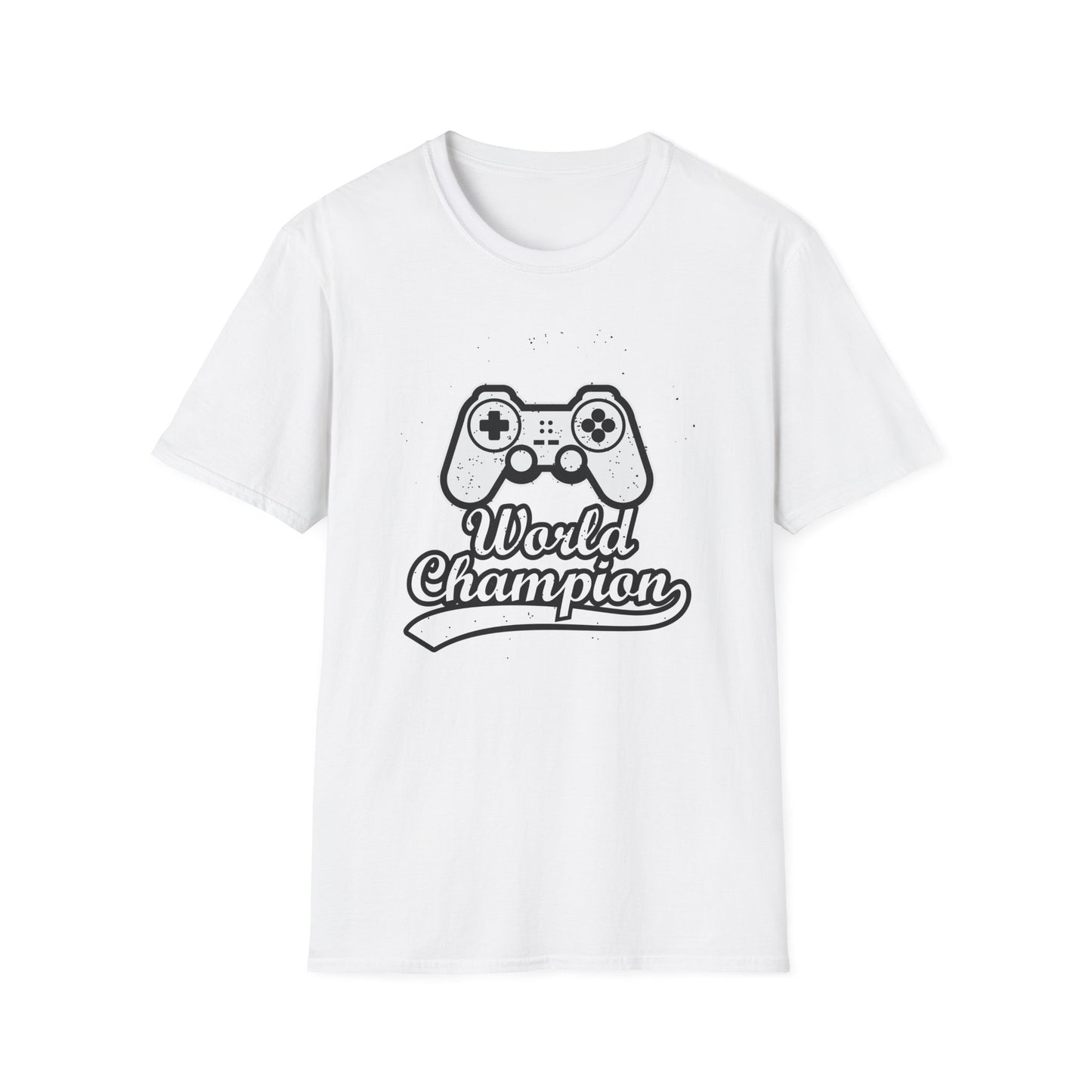 Epic Gamer World Champion T-Shirt | Distressed Video Game Controller Tee | Ultimate Gaming Apparel Gift for Men & Women