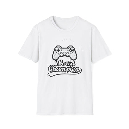 Epic Gamer World Champion T-Shirt | Distressed Video Game Controller Tee | Ultimate Gaming Apparel Gift for Men & Women
