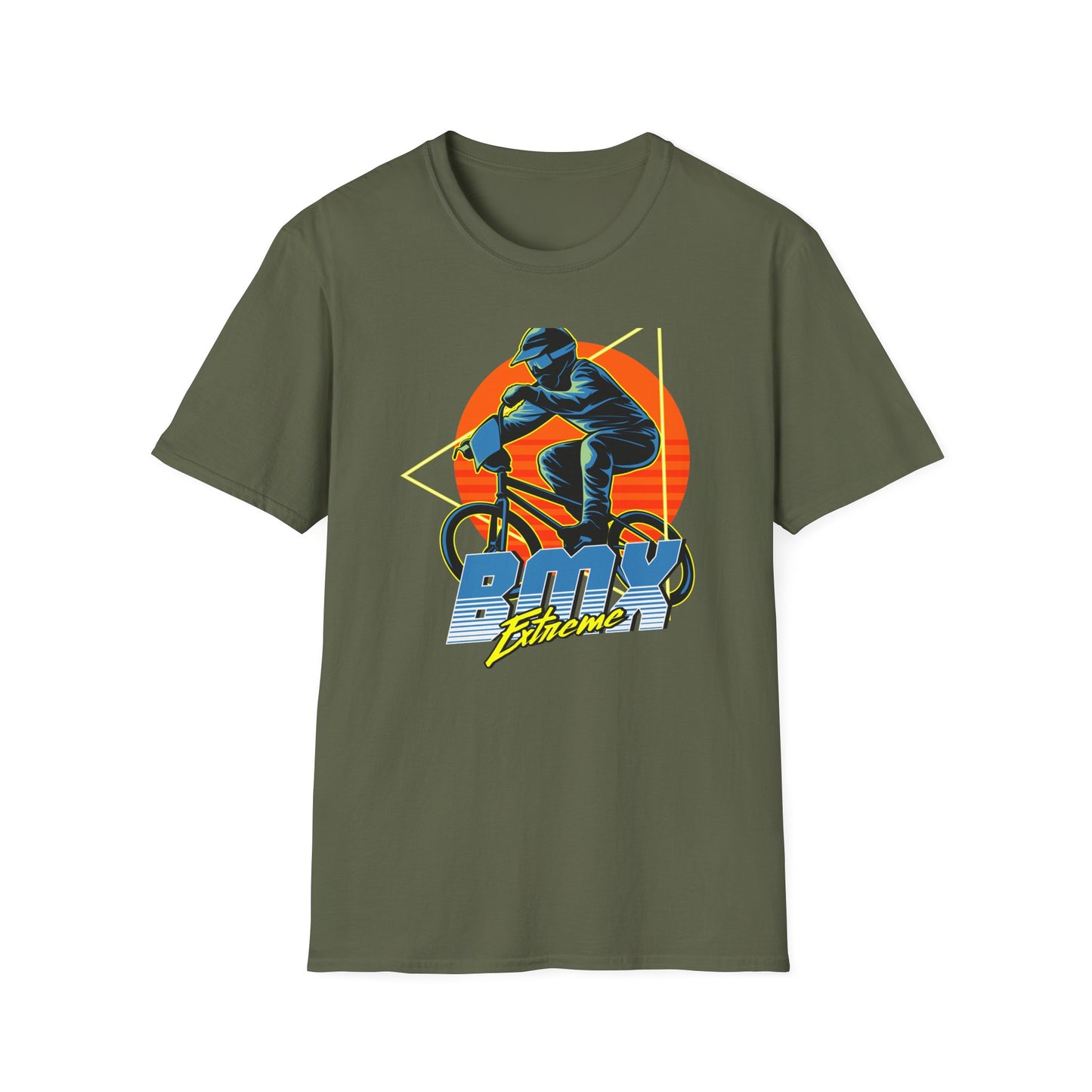 Epic BMX Extreme Rider T-Shirt - Dynamic Retro Stunt Bike Tee for Action Sports Enthusiasts & Thrill Seekers