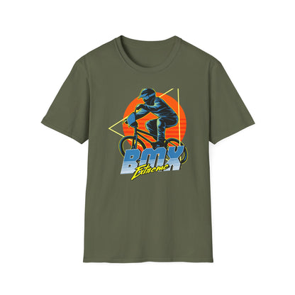 Epic BMX Extreme Rider T-Shirt - Dynamic Retro Stunt Bike Tee for Action Sports Enthusiasts & Thrill Seekers