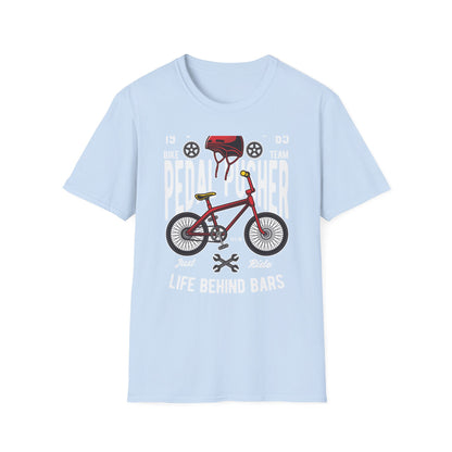 Vintage 1965 Bicycle Club T-Shirt - Epic "Life is Better Behind Bars" BMX Rider Tee & Cycling Gift