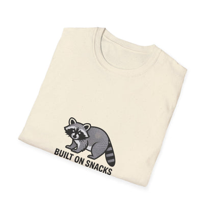 Hilarious 'I'm Up To Snacks' Raccoon T-Shirt | Cute Animal Lover Tee | Funny & Trendy Graphic Tee Gift