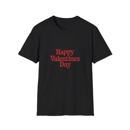 Charming Happy Valentines Day T-Shirt | Sweet Retro Love Tee with Heart 'i' | Perfect Romantic Gift Idea