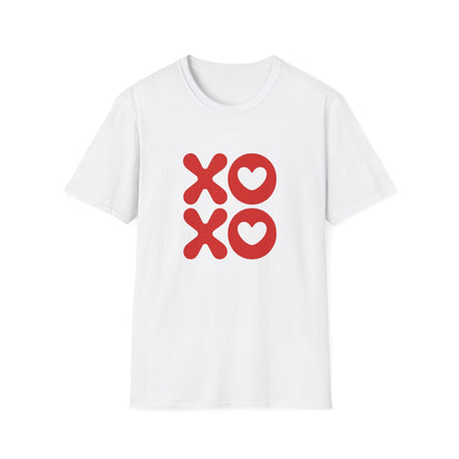 Charming XOXO Hearts Love T-Shirt | Sweet Hugs & Kisses Tee for Couples & Valentine's Day | Express Affection!