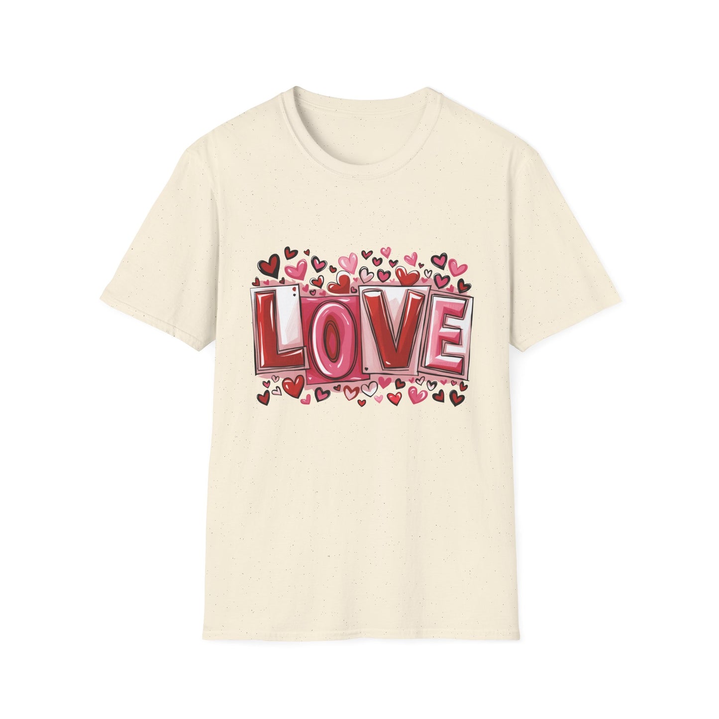 Charming LOVE Hearts T-Shirt | Perfect Valentine's Day & Anniversary Gift | Express Your Love Sweet Design Tee