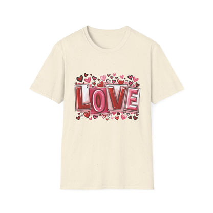 Charming LOVE Hearts T-Shirt | Perfect Valentine's Day & Anniversary Gift | Express Your Love Sweet Design Tee