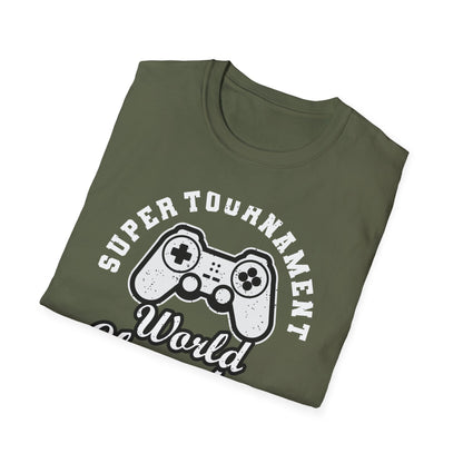 Epic Gamer World Champion T-Shirt | Distressed Video Game Controller Tee | Ultimate Gaming Apparel Gift for Men & Women