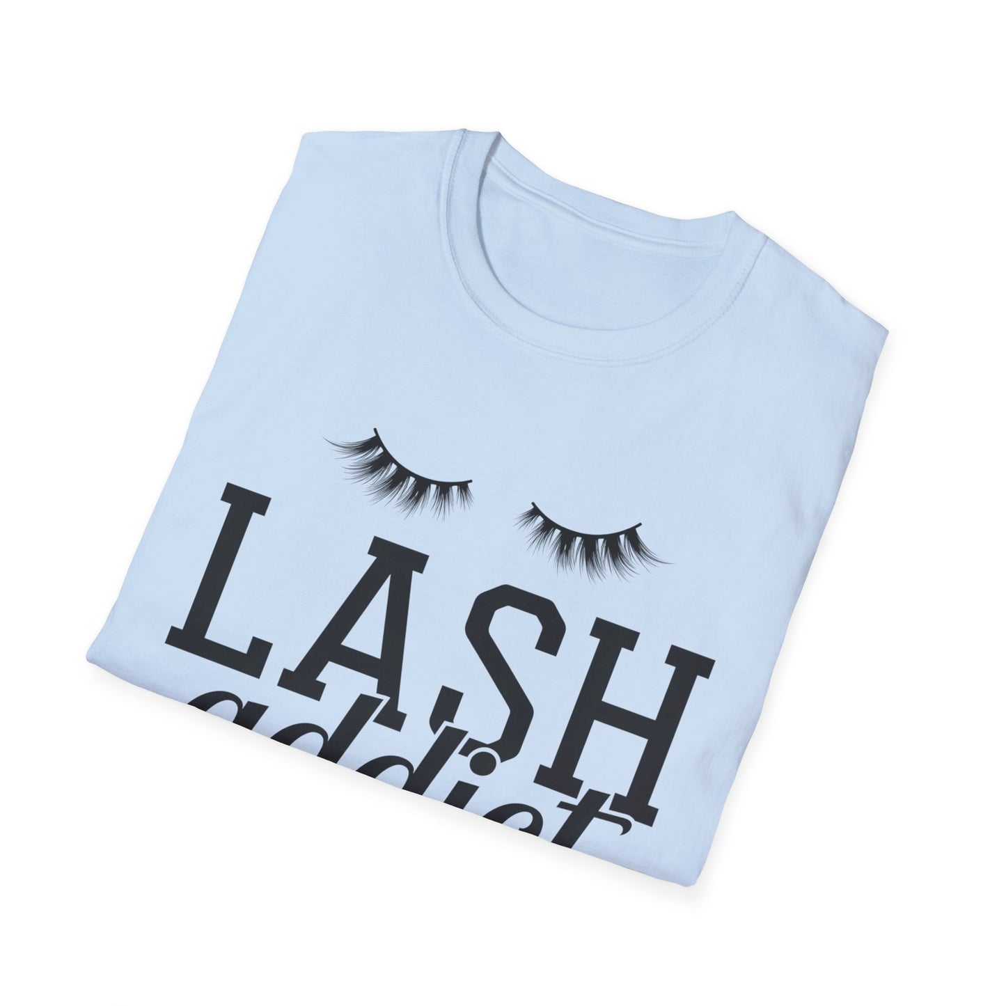 Obsessed Lash Addict Club T-Shirt | Chic Glam Beauty Queen Tee for Lash Techs & Makeup Artists