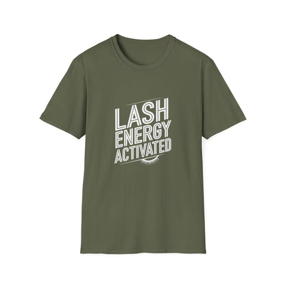 Lash Energy Activated T-Shirt | Chic Beauty & Lash Tech Tee | Empowering Style for Makeup Artists & Enthusiasts | Must-Have