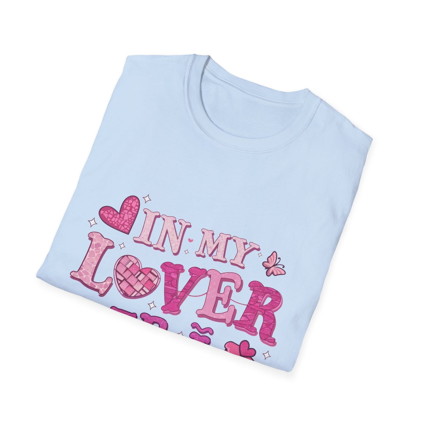 Dazzling In My Lover Era T-Shirt | Trendy Valentine's Day Pink Sparkle Tee for Women, Romantic Girlfriend Gift, Cute Love Core Top