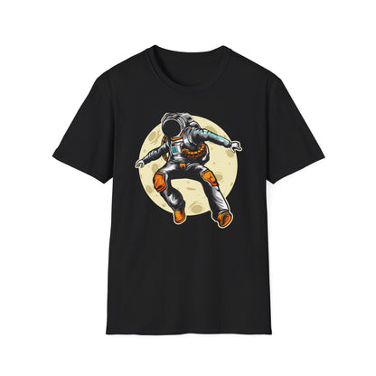 Epic Astronaut Moon Float T-Shirt | Gravity-Defying Space Explorer Tee | Cool Cosmic Gift for Men & Women
