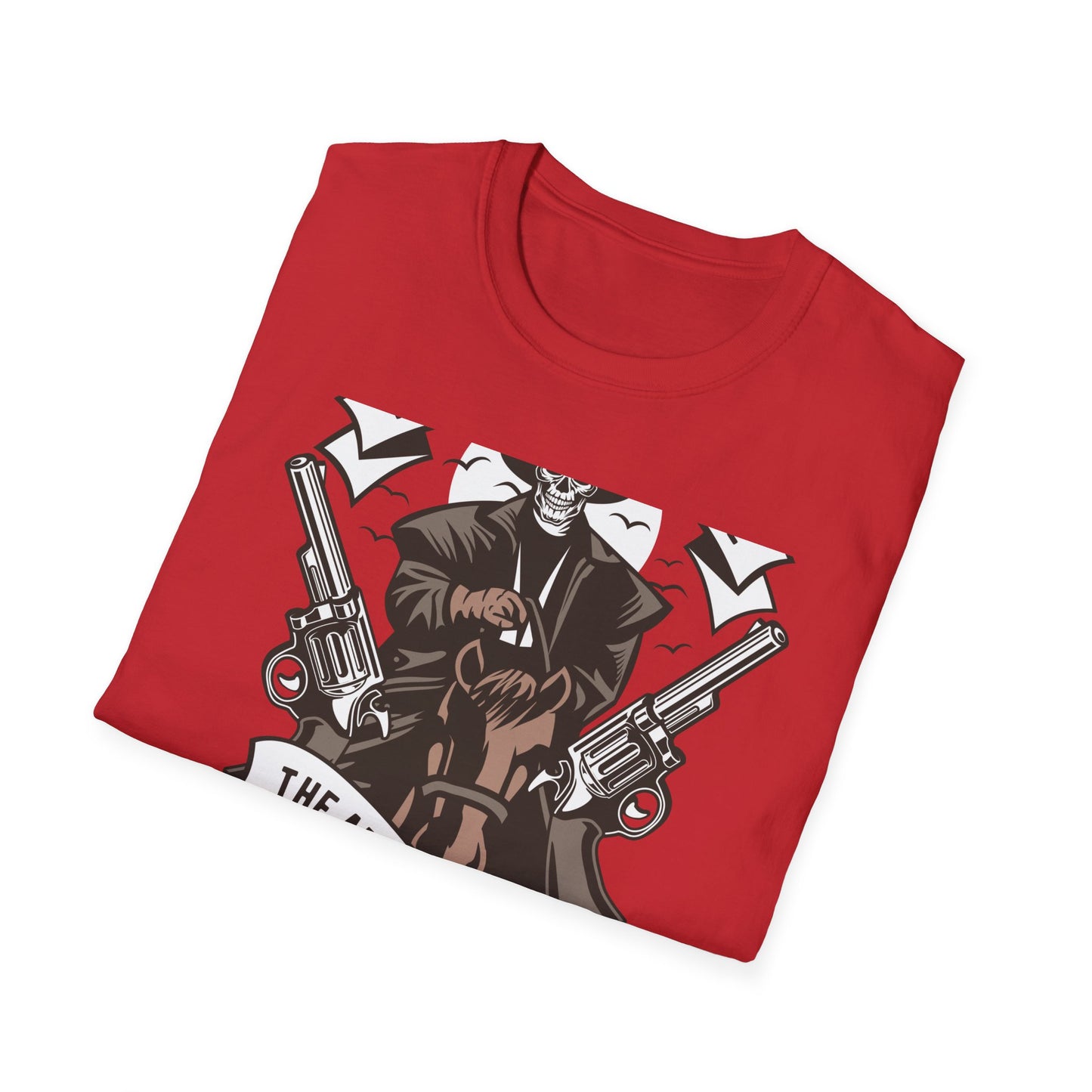 Legendary Wild West Skeleton Cowboy T-Shirt - Iconic American Legend & Vintage Outlaw Rider Tee for Men, Epic Western Culture Fan Gift