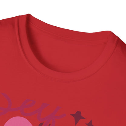 Vibrant Self Love Club T-Shirt | Groovy Retro Heart Design | Empowering Positive Vibes Tee for Women