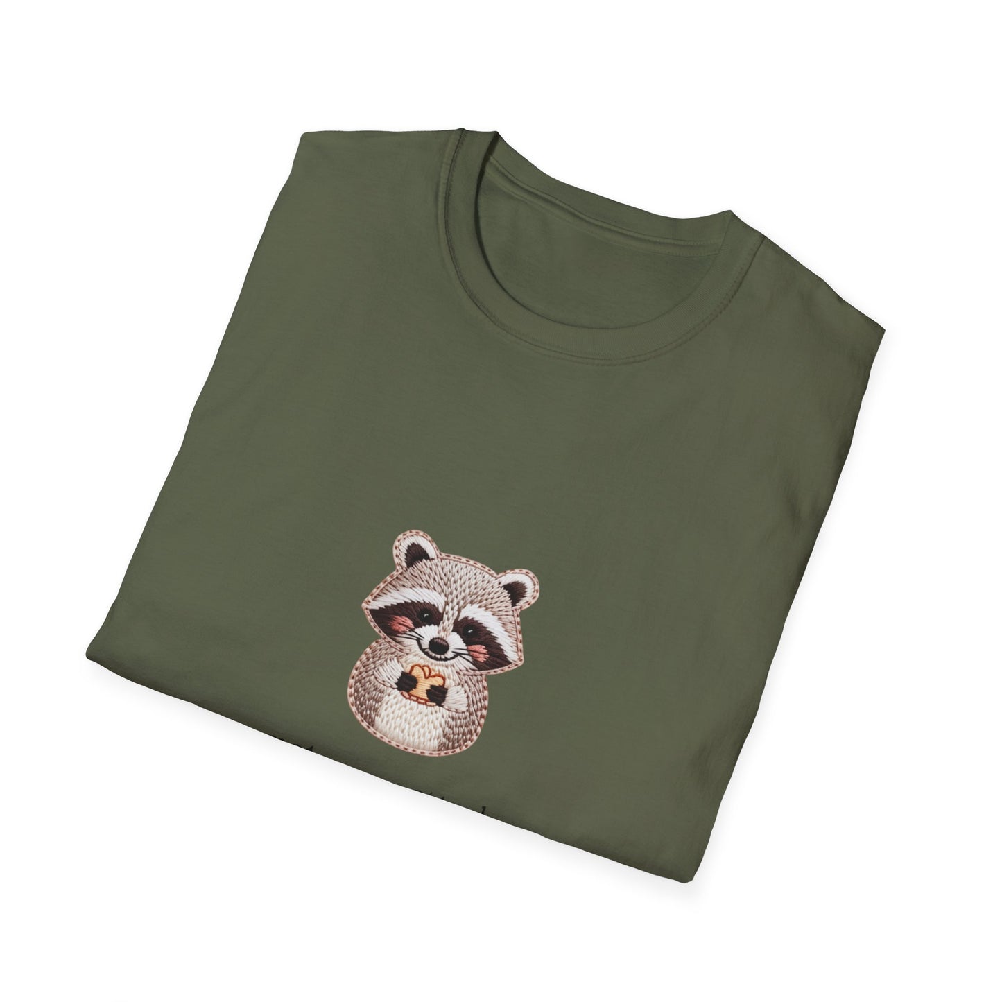Adorable 'Emotionally Attached to Snacks' Raccoon T-Shirt - Hilarious Foodie & Animal Lover Tee - Unique Gift!