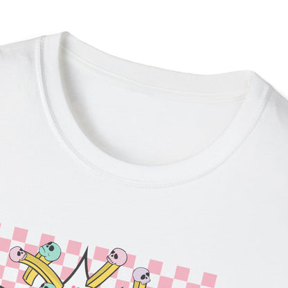 Edgy Skull Fries Broken Heart T-Shirt - Quirky Emo Love Statement Tee - Unique Alt Fashion Gift